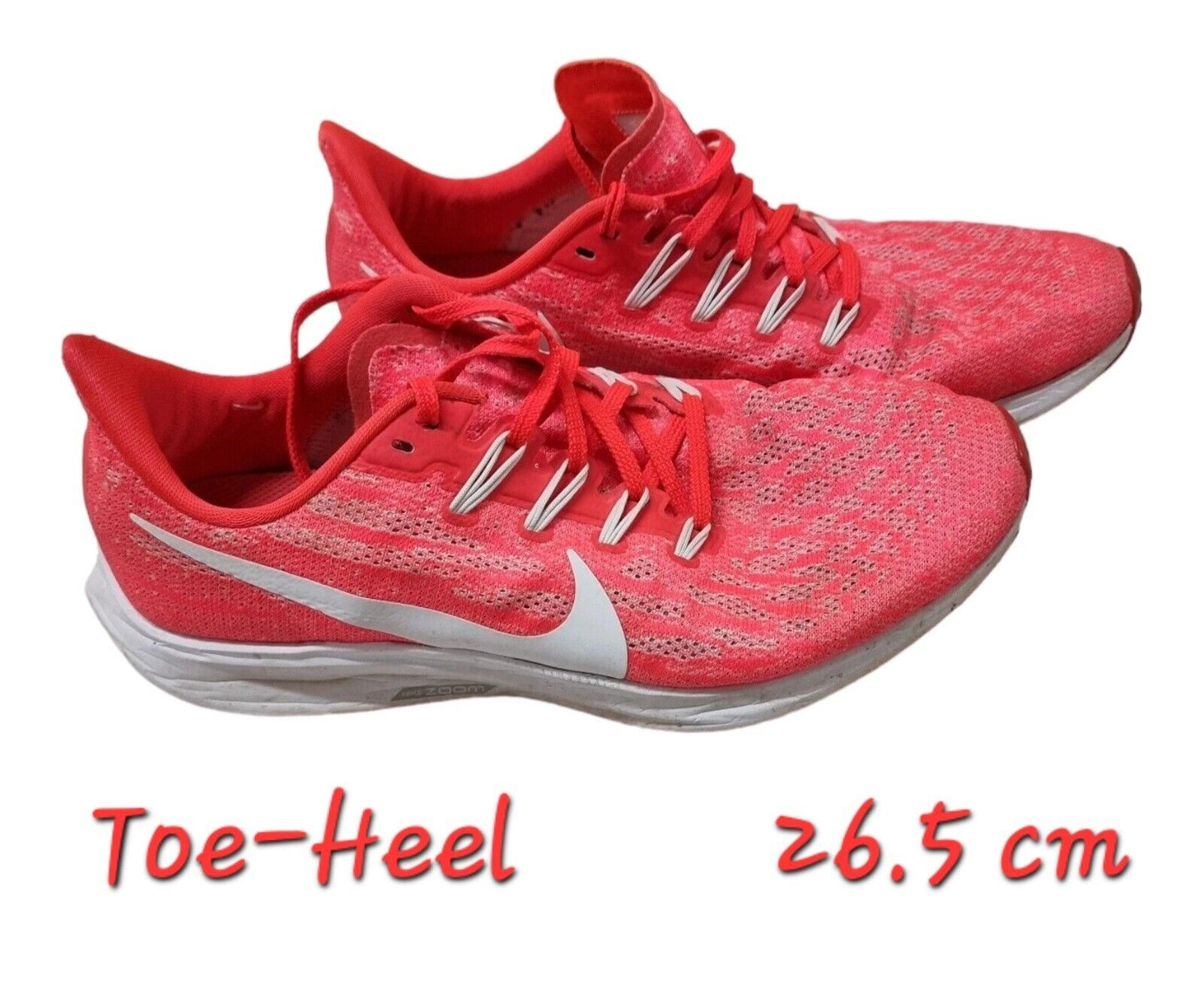 NIKE Zoom Pegasus 36 Shoes Womens Runners Watermelon Red Size 9.5 US, 7UK, 41EU
