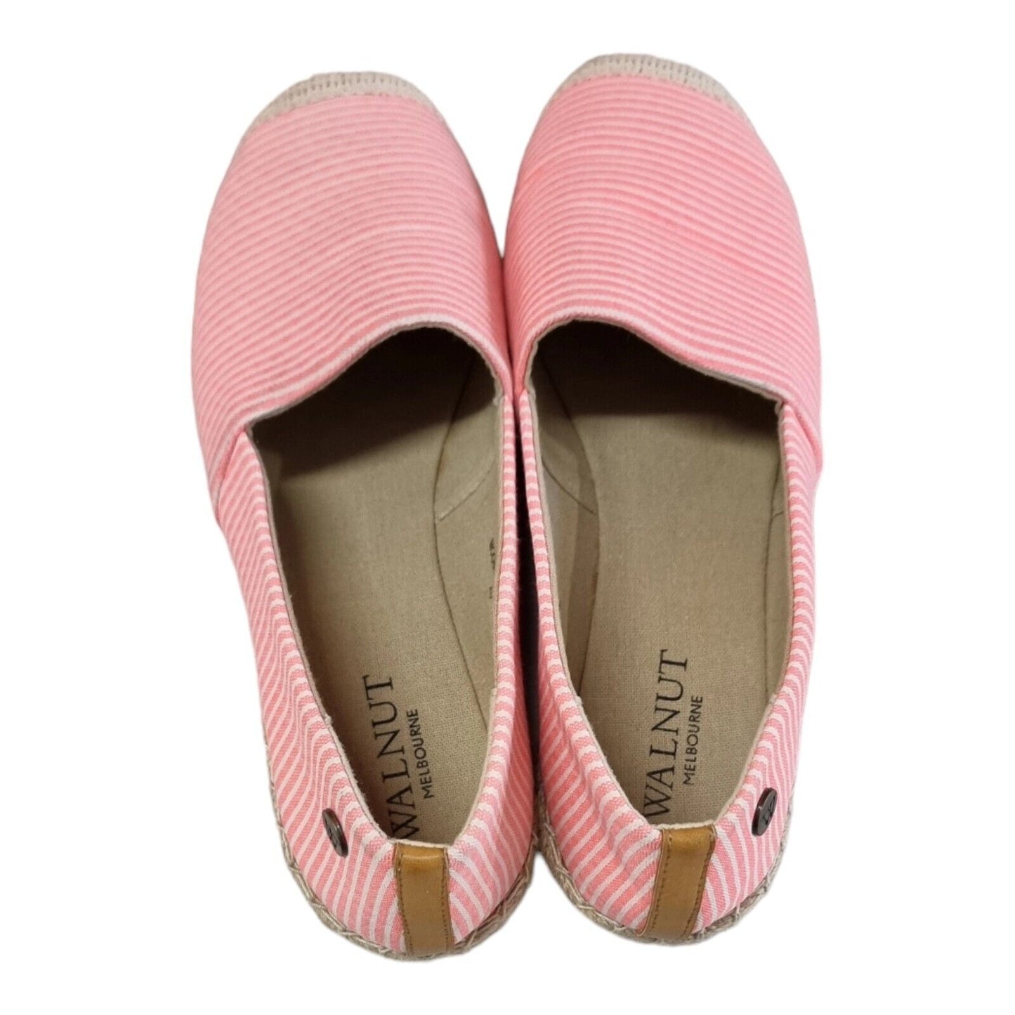 WALNUT Moon Womens Espadrilles Peach Shoes Size 40 EUR, 9.5 AU, 9 US ✔️