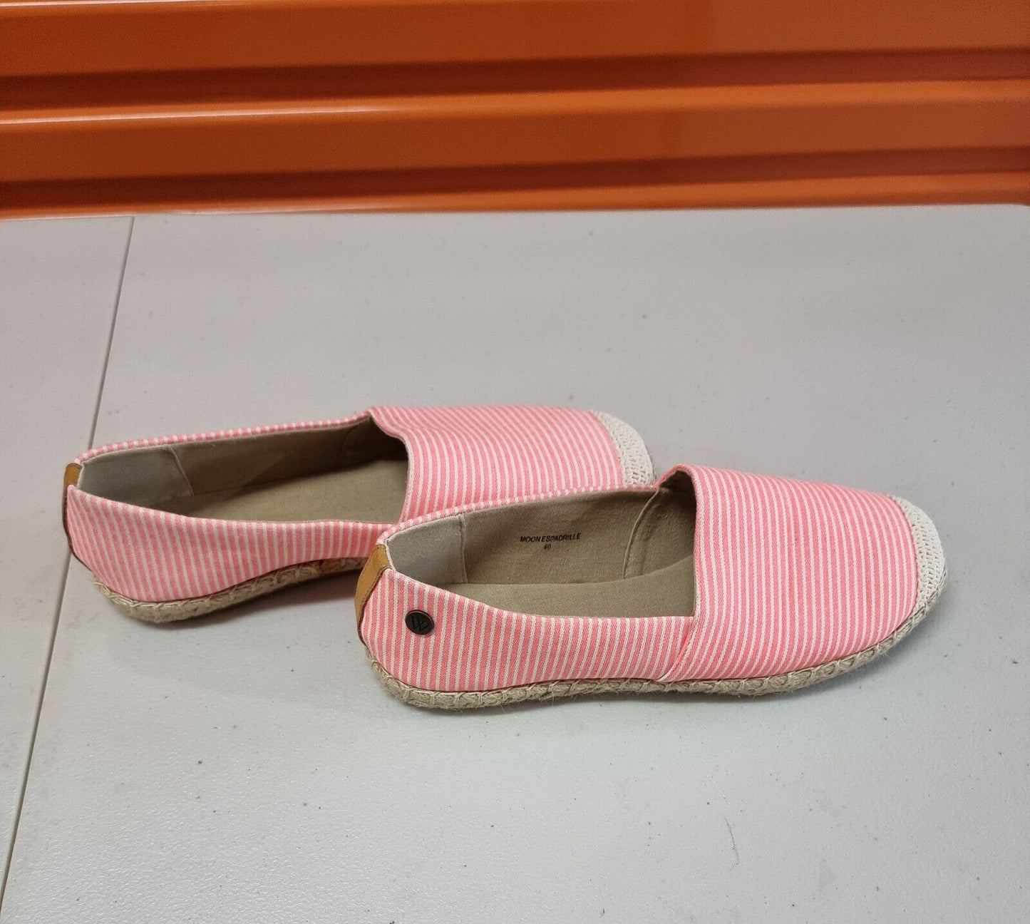 WALNUT Moon Womens Espadrilles Peach Shoes Size 40 EUR, 9.5 AU, 9 US ✔️