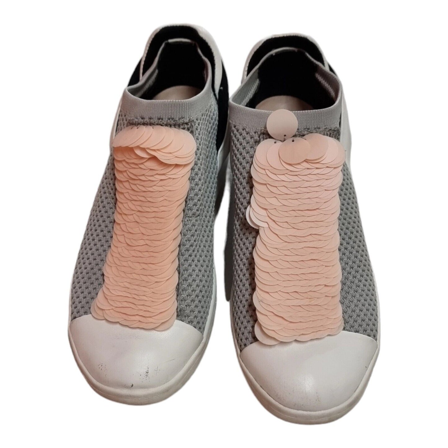CLONE Moonstone Womens Shoes Grey/White Sneakers Size 38 EUR, 8 US -Ready To Go