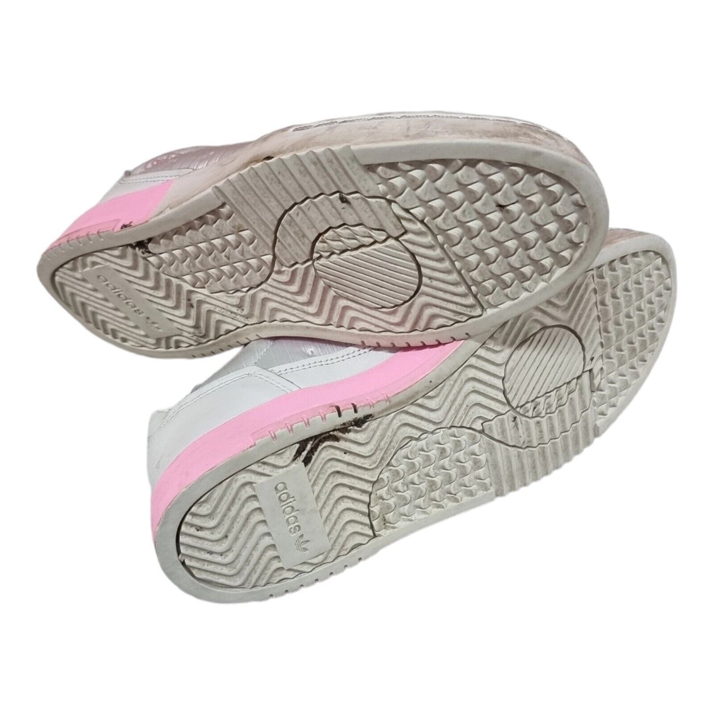 ADIDAS Supercourt Womens Shoes White/Pink Trainers Size 8.5 US, 7 UK, 40 2/3 EUR