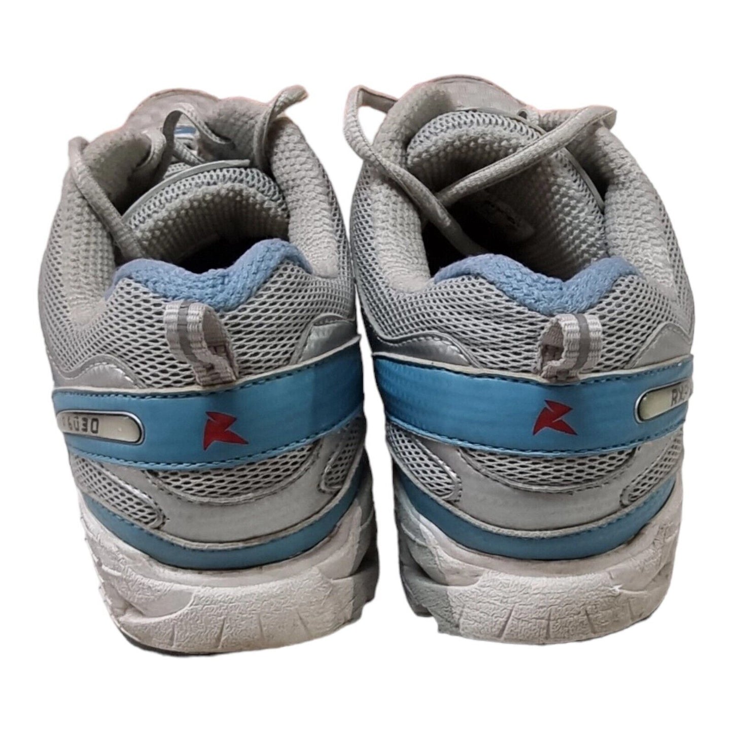 ECCO RXP 6030 Womens Shoes Silver/Blue Runners Size 11-11.5 US, 42 EUR 👟