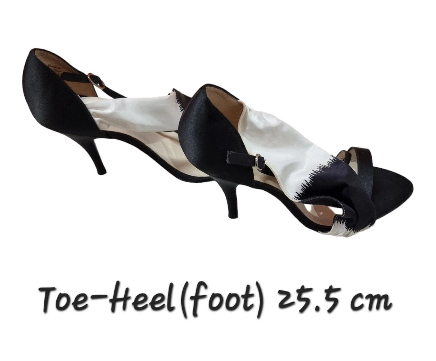 WITTNER Shanayde Womens Shoes Black/White Sandals Size 8.5 AU, 39 EUR