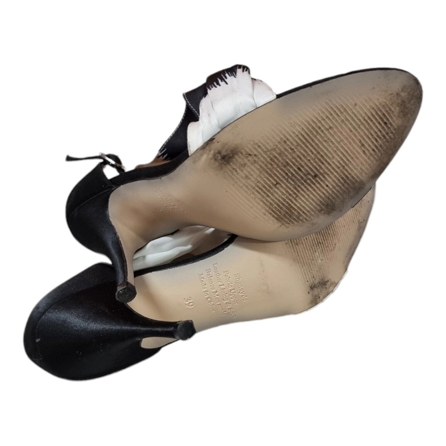 WITTNER Shanayde Womens Shoes Black/White Sandals Size 8.5 AU, 39 EUR