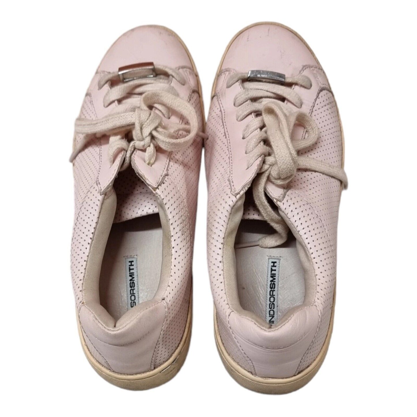 WINDSOR SMITH Womens Shoes Pink Leather Sneakers Size 6 US/AU, 4 UK, 37 EUR