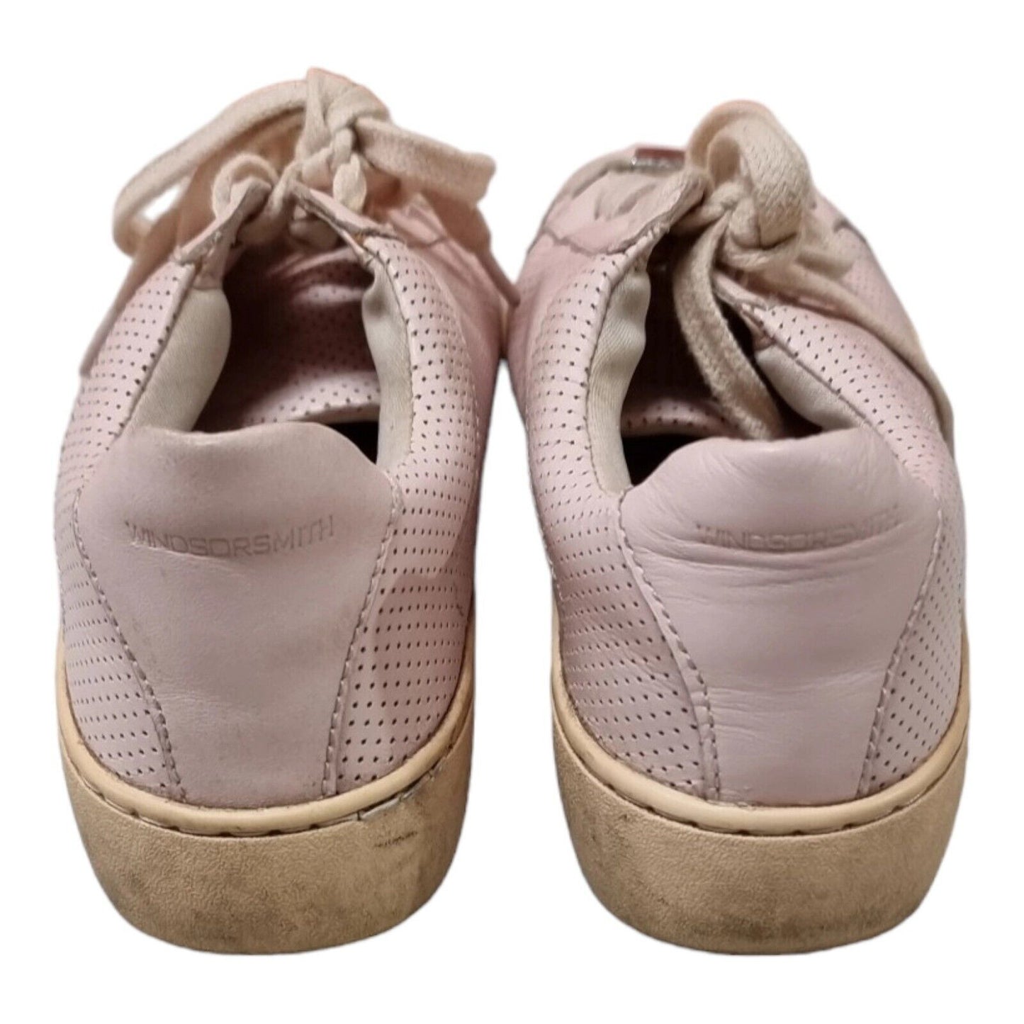 WINDSOR SMITH Womens Shoes Pink Leather Sneakers Size 6 US/AU, 4 UK, 37 EUR