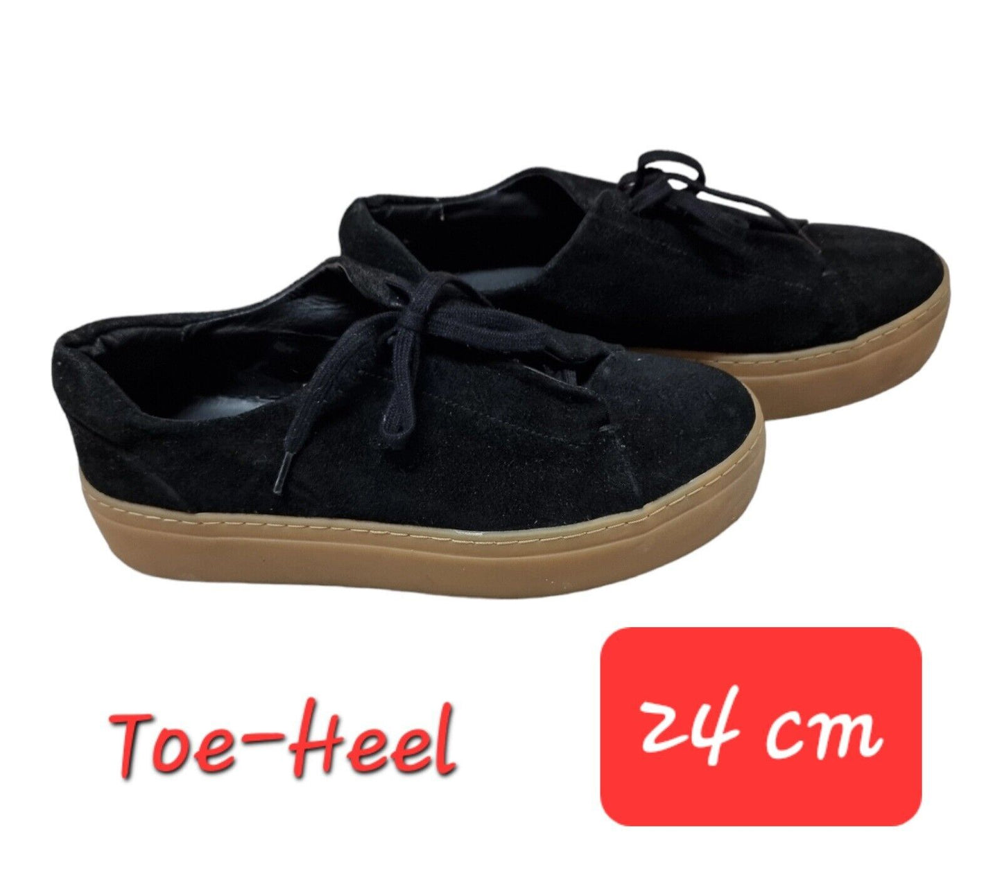 COS Womens Shoes Black Leather Upper Size 6 US, 37 EUR, 4 UK - Ready To Go