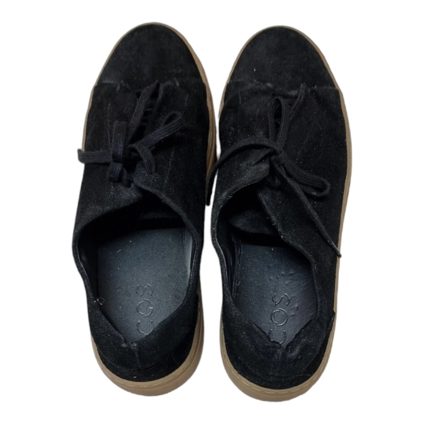 COS Womens Shoes Black Leather Upper Size 6 US, 37 EUR, 4 UK - Ready To Go
