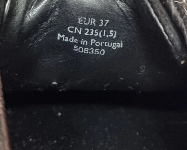 COS Womens Shoes Black Leather Upper Size 6 US, 37 EUR, 4 UK - Ready To Go