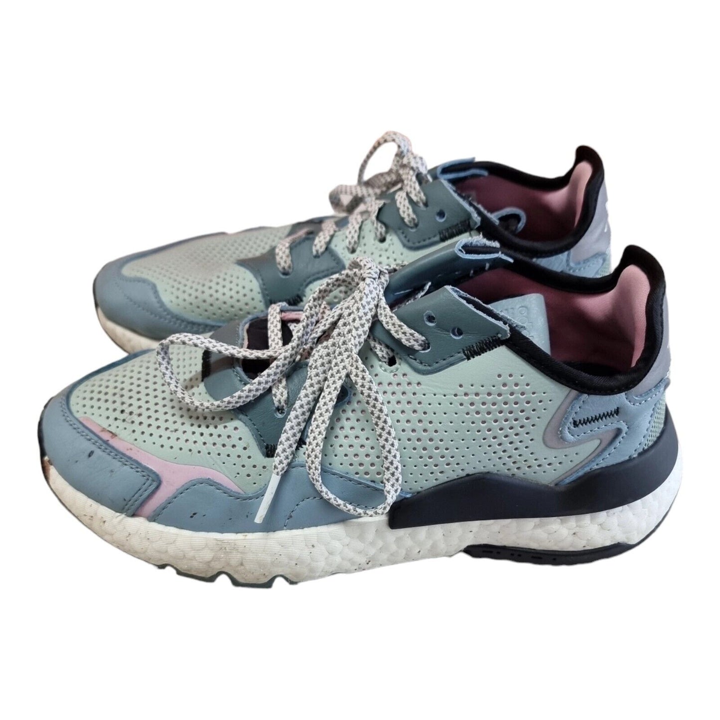 ADIDAS Originals Nite Jogger Womens Shoes Blue/Green Size 8 US, 6.5 UK, 40 EUR