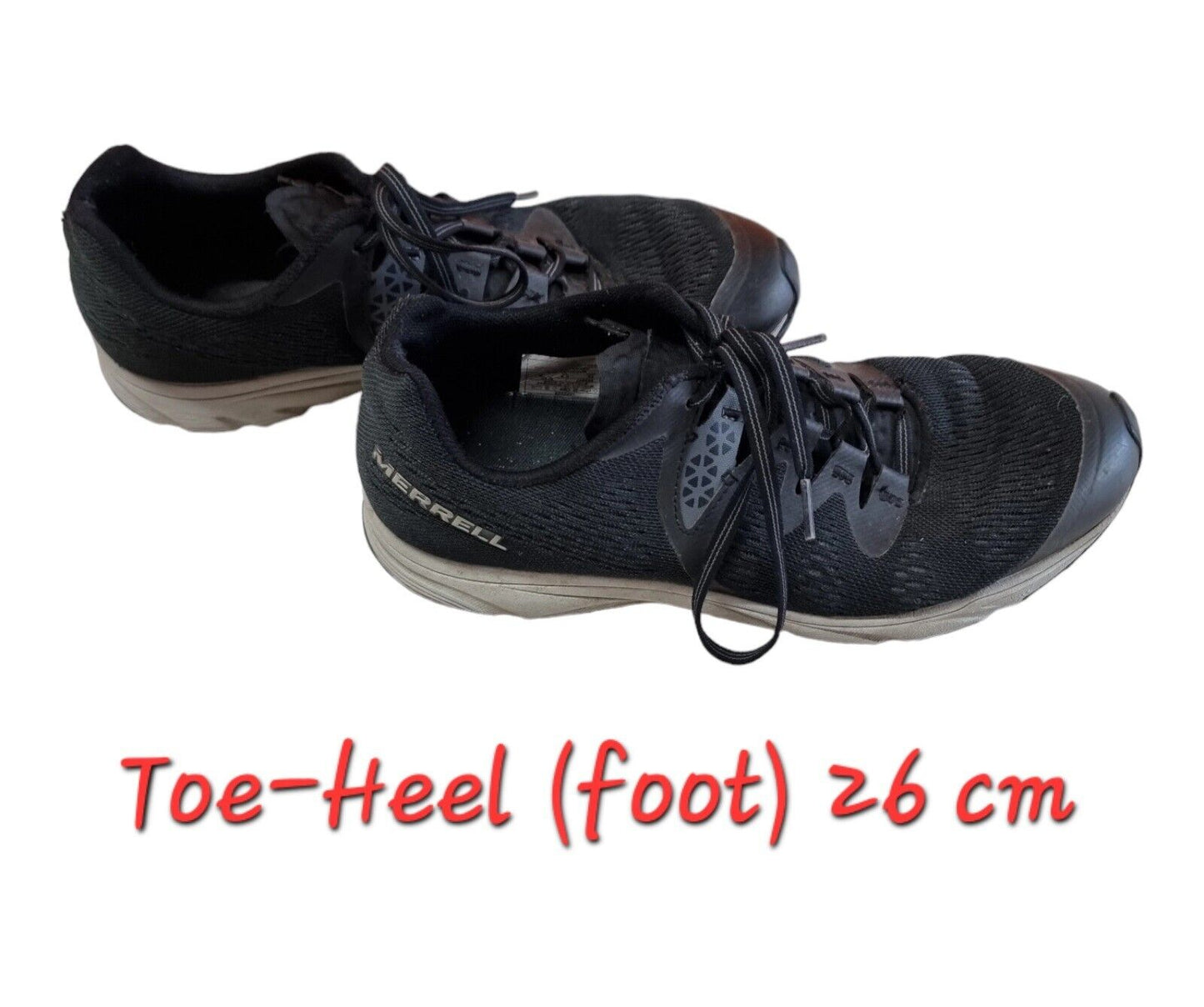 Merrell Trail Running Shoes Womens Hiking Black Size 9 US, 6.5 UK, 40 EUR