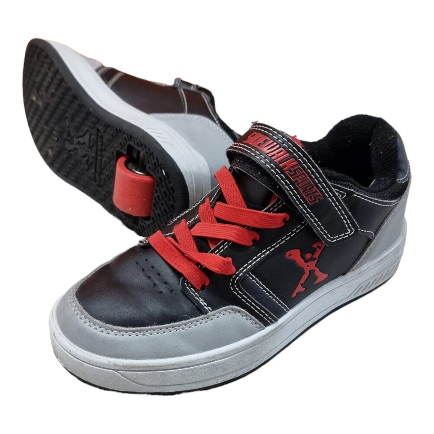 Sidewalk Sports Kids Boys Skate Wheely Roller Shoes Black Size 3Y US, 2 UK,34 EU