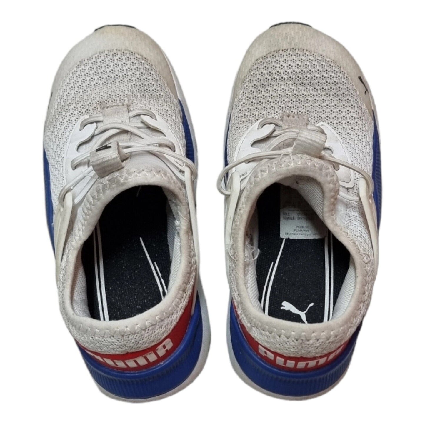 PUMA Toddler Infant Baby Boys Shoes White Runners Size 10C US, 9 UK, 27 EUR 👶