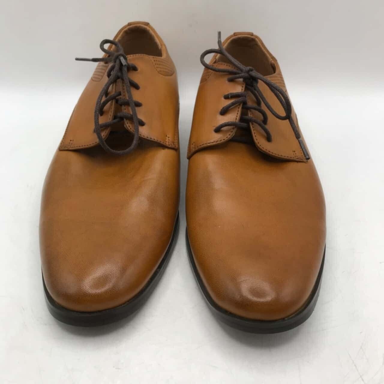 CONNOR Rushmore Mens Dress Shoes Tan Size 46 EU, 12 US, 11 UK/AU-New Without Box
