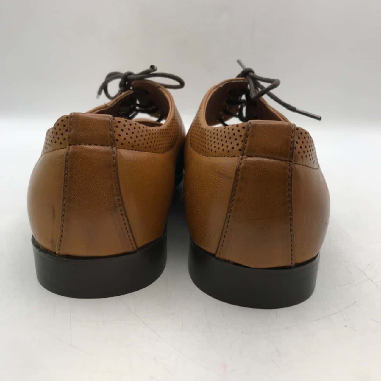 CONNOR Rushmore Mens Dress Shoes Tan Size 46 EU, 12 US, 11 UK/AU-New Without Box