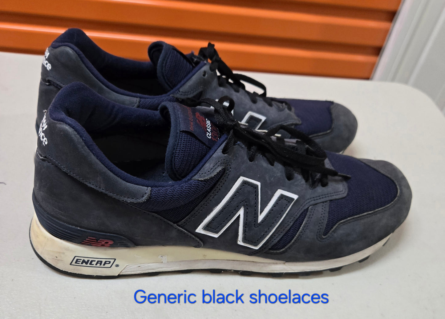 New Balance 1300 Classic Mens Shoes Grey/Blue Size 12 US, 11.5 UK, 46.5 EUR