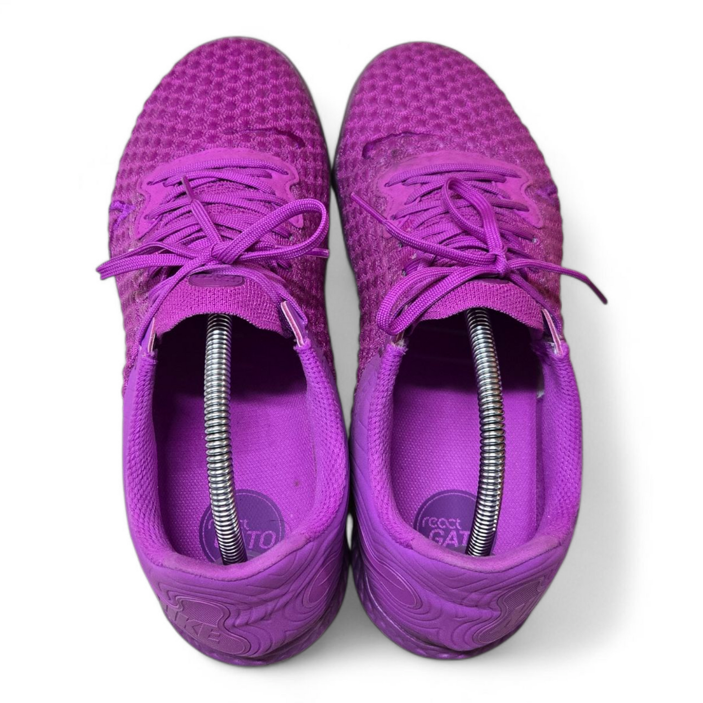 Nike React Gato Indoor Soccer Football Shoes Fuchsia Dream/Lilac Bloom 9.5 US, 8.5 UK, 43 EUR