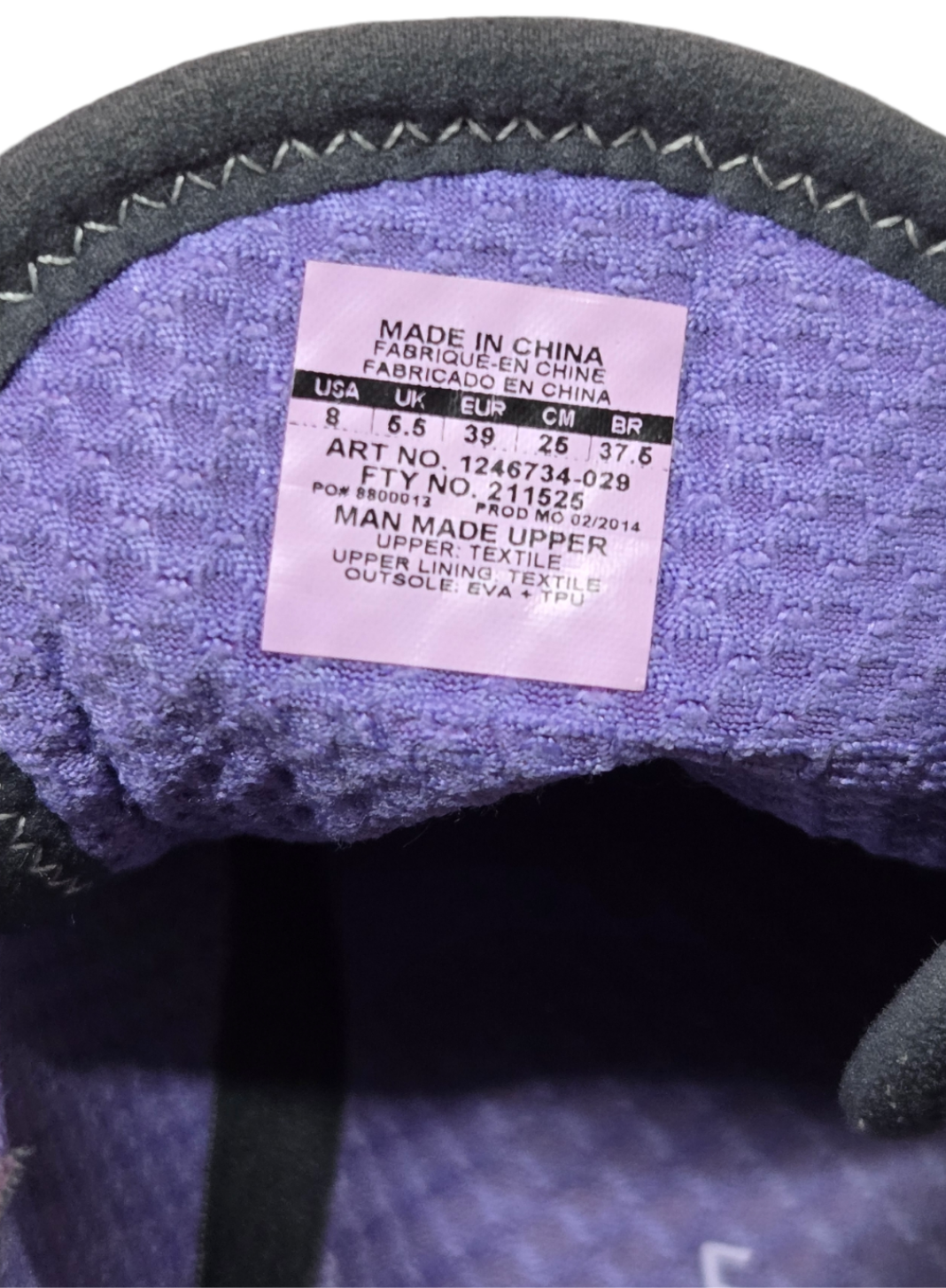 Under Armour Speedform XC Womens Shoes Grey/Purple Size 8 US, 6.5 UK, 39 EUR