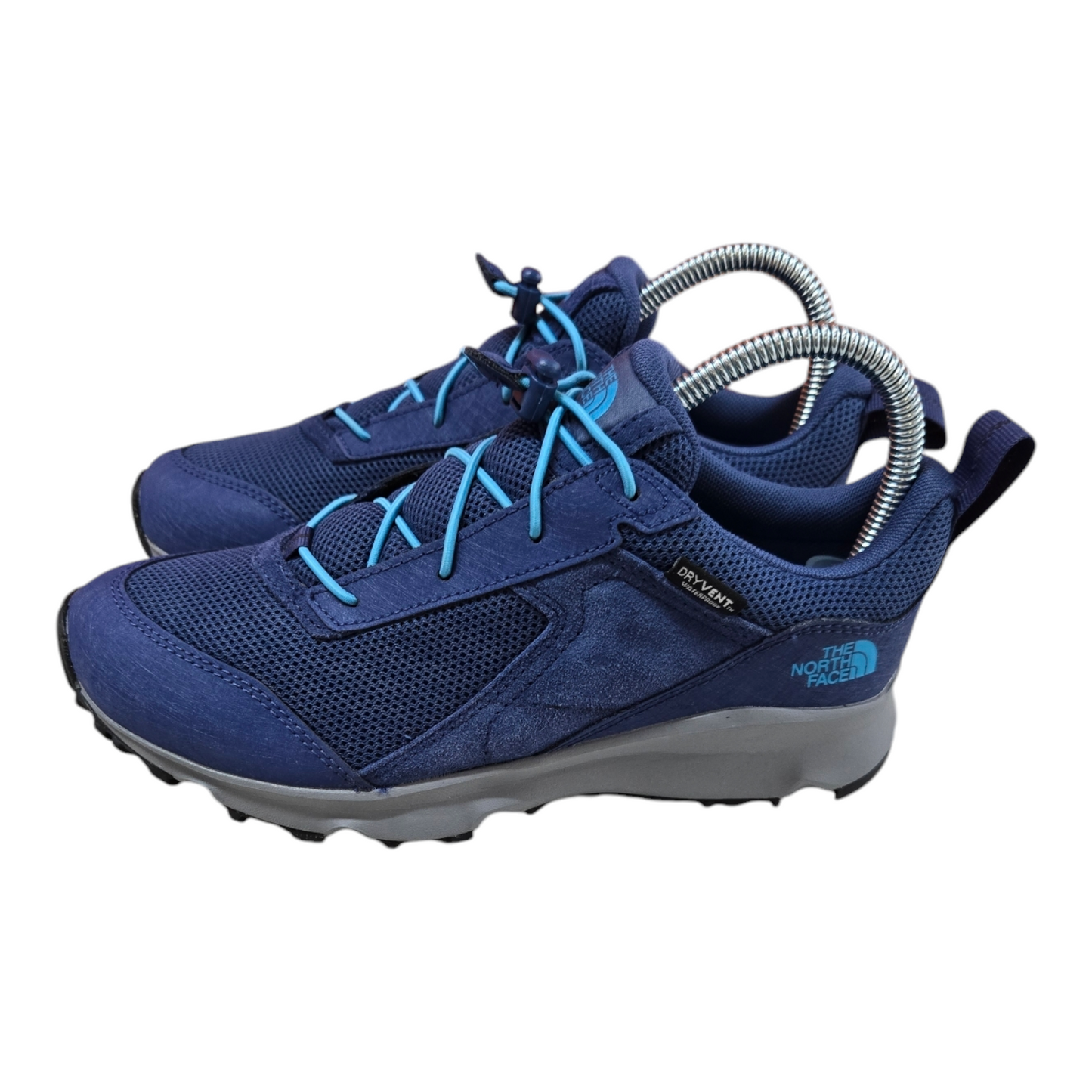 The North Face JR Hedgehog Hiker II WP Shoes Junior Kids Boys Blue/Purple, 5 US