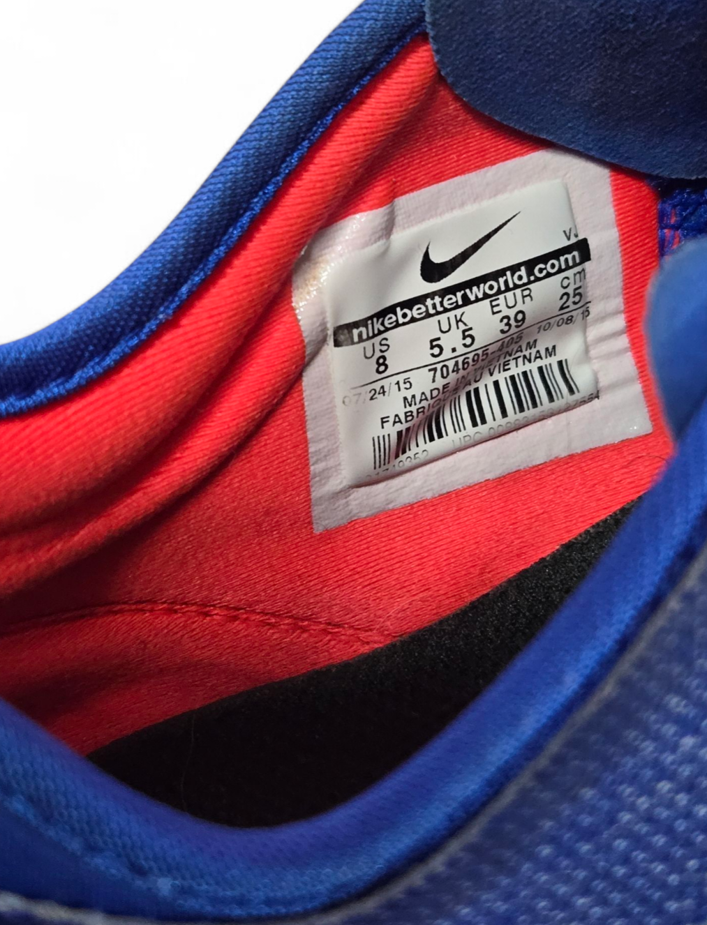 Nike Free 5.0 TR Fit 5 Womens Shoes Blue/Red Size 8 US, 5.5 UK, 39 EUR