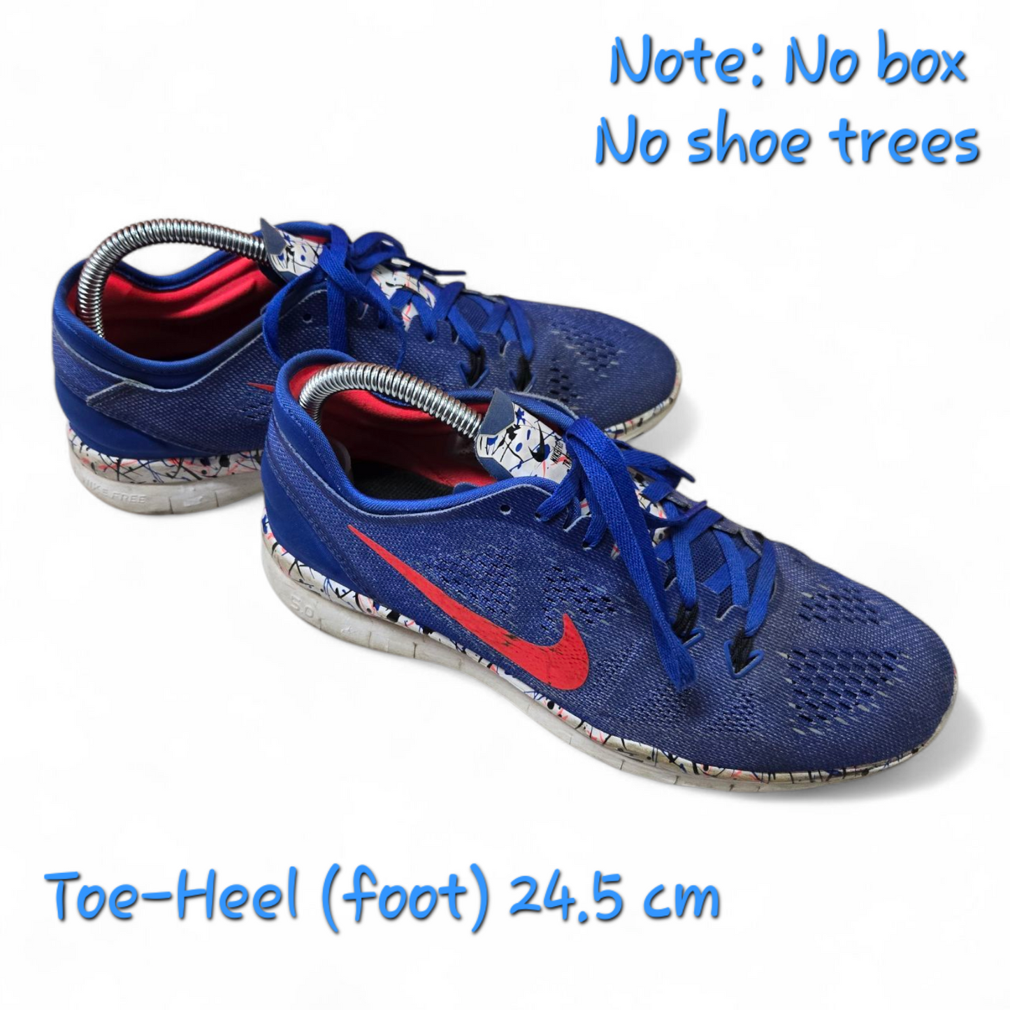 Nike Free 5.0 TR Fit 5 Womens Shoes Blue/Red Size 8 US, 5.5 UK, 39 EUR