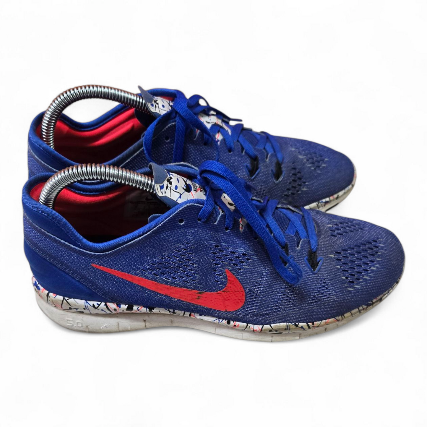 Nike Free 5.0 TR Fit 5 Womens Shoes Blue/Red Size 8 US, 5.5 UK, 39 EUR