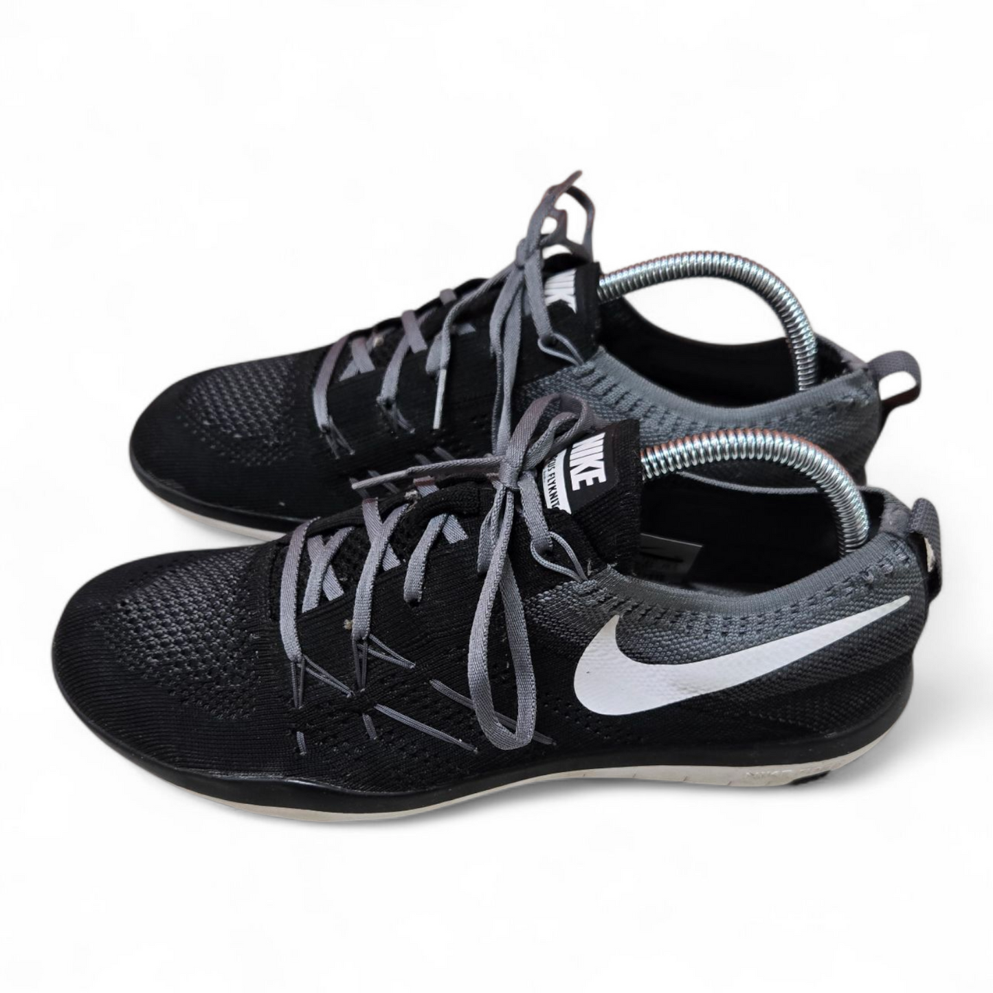 Nike Free Trainer TR Focus Flyknit Womens Shoes Black/Grey 9.5 US, 7 UK, 41 EUR