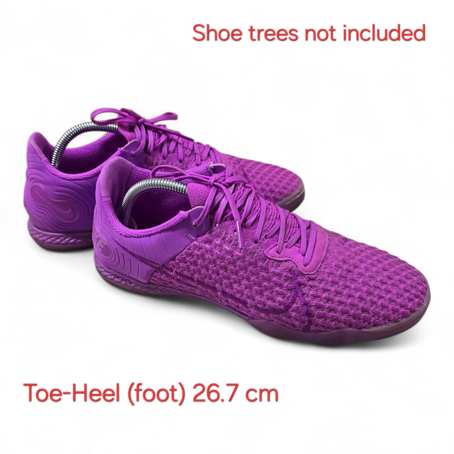 Nike React Gato Indoor Soccer Football Shoes Fuchsia Dream/Lilac Bloom 9.5 US, 8.5 UK, 43 EUR