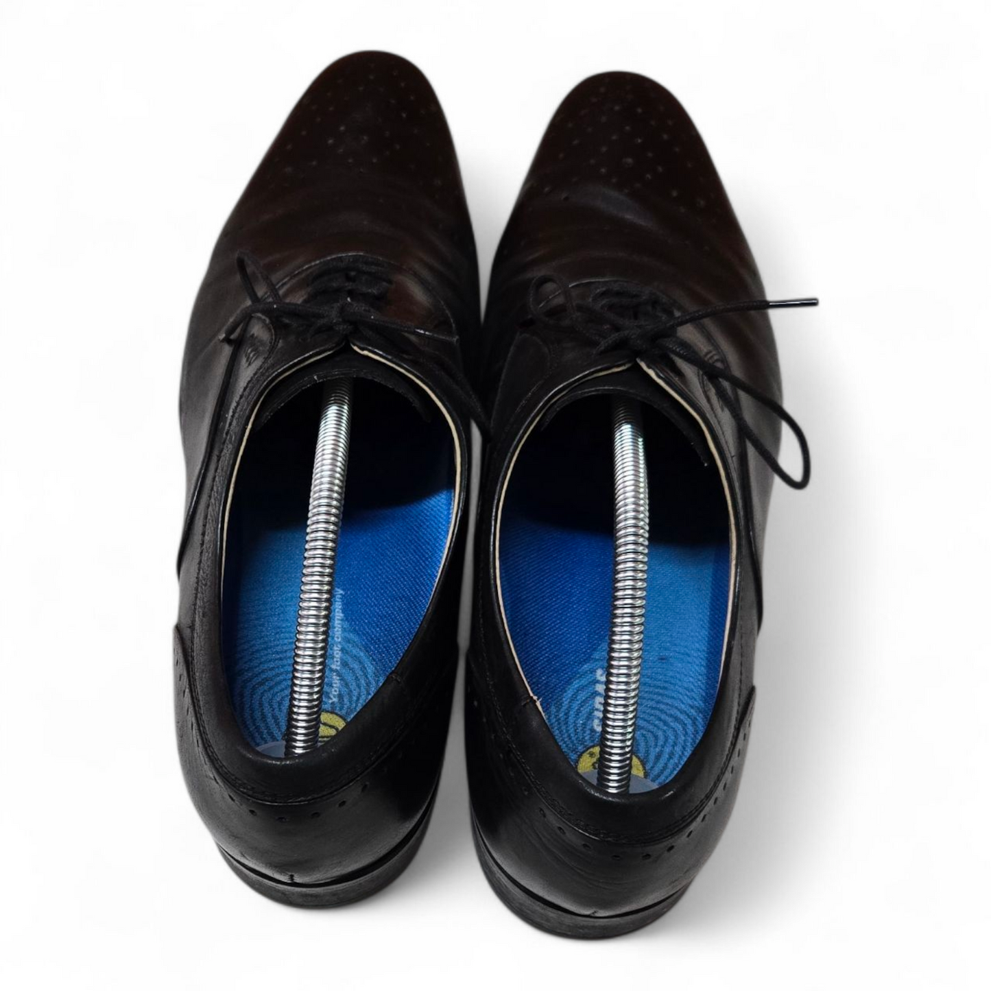 Ecco Mens Dress Shoes Black Leather Upper Size 11 US, 10 UK, 45 EUR