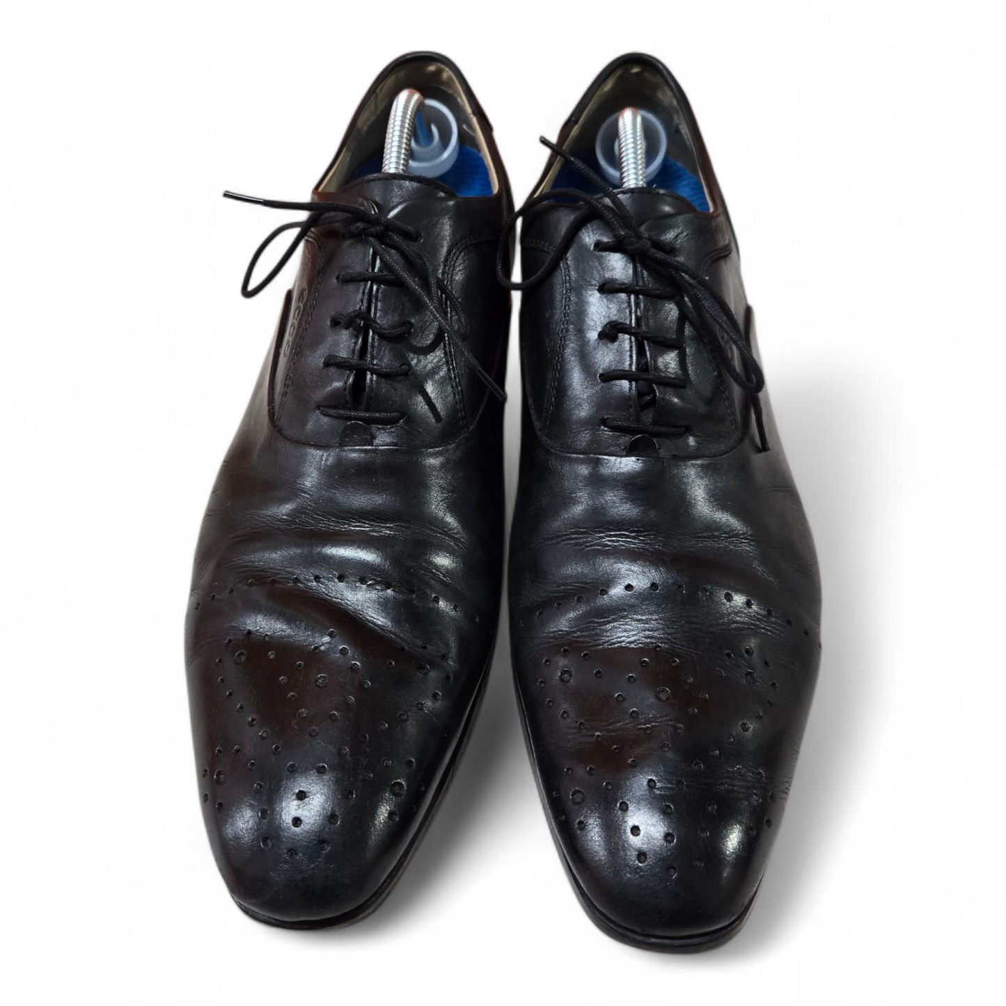 Ecco Mens Dress Shoes Black Leather Upper Size 11 US, 10 UK, 45 EUR