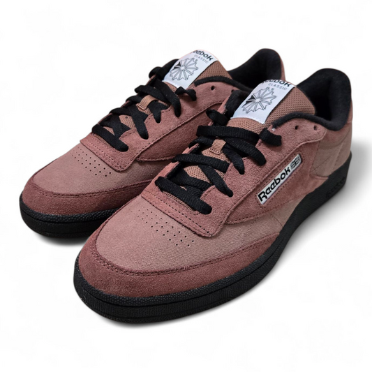 Reebok Club C 85 Tennis Unisex Shoes Brown/Black/White Mens 9 US, 8 UK, 42 EUR🎾