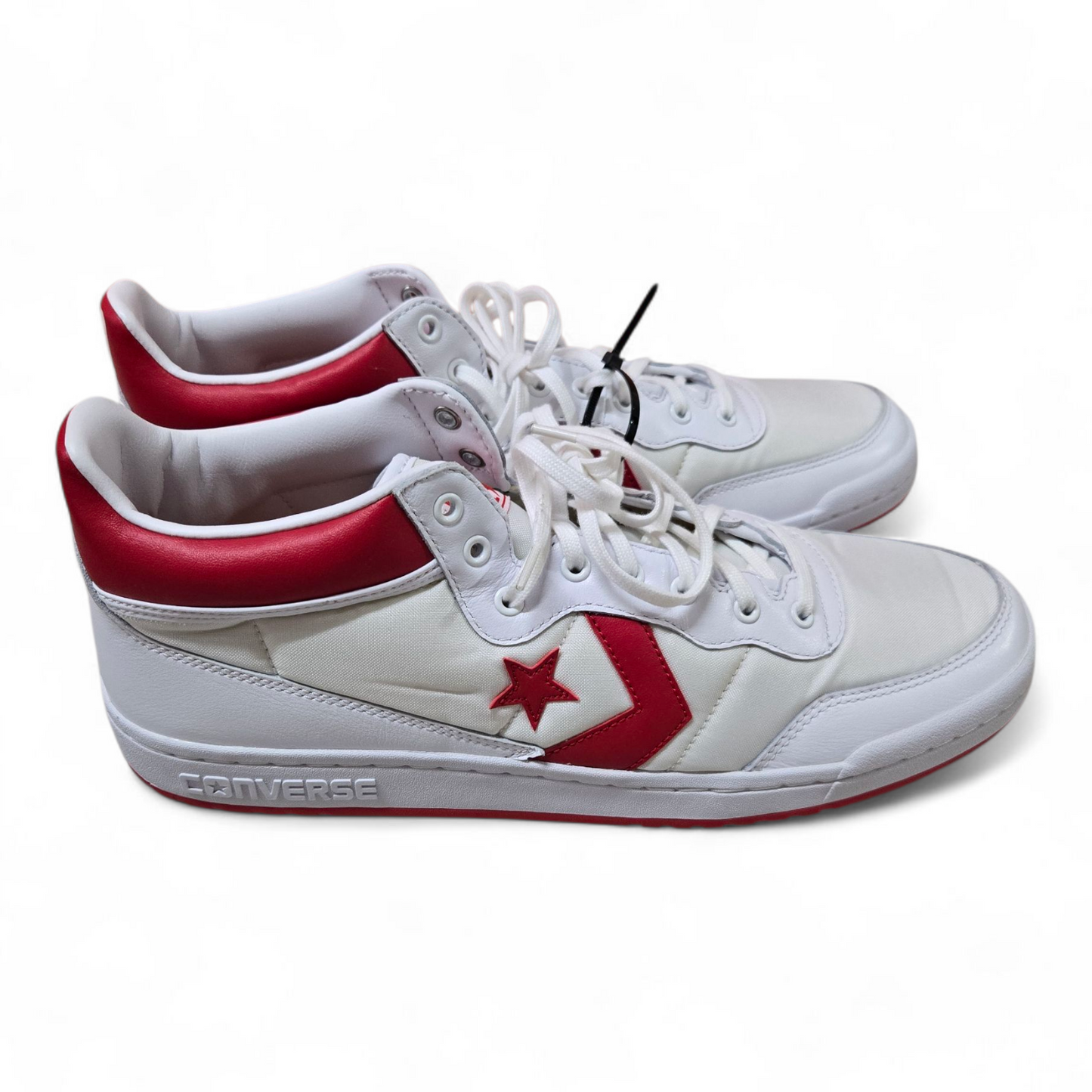 Converse All Star Fastbreak 83 Mid Mens Shoes White/Casino Red Size 12 US, 11 UK, 46.5 EU