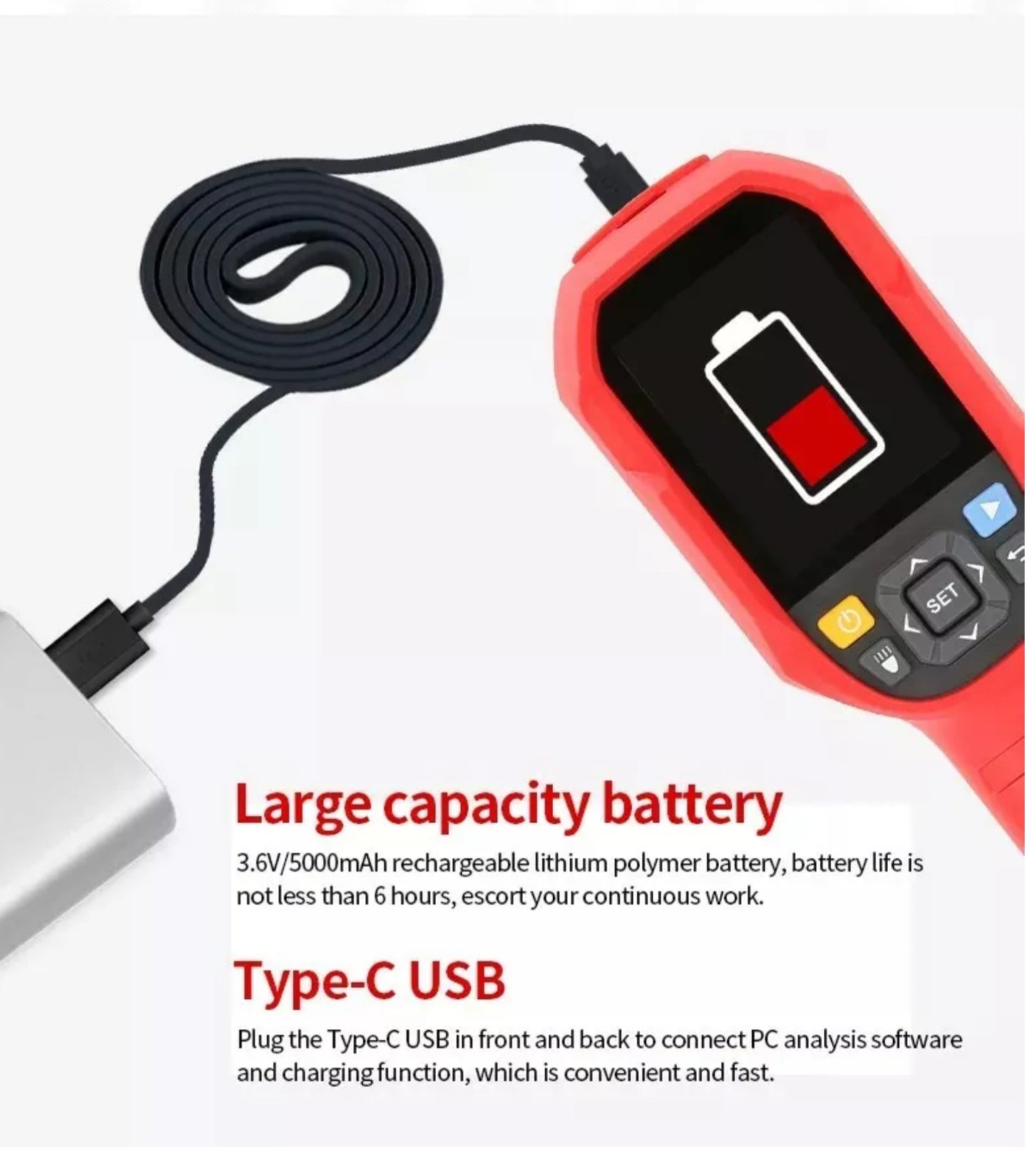 Infrared Thermal Image Camera UTI Handheld USB-15+550C Thermometer with Case - NEW