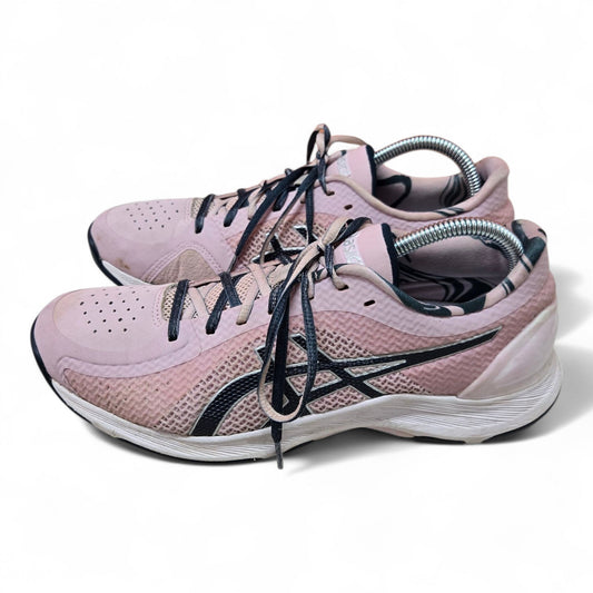Asics Netburner Super FF Womens Netball Shoes Barely Rose/French Blue 9.5 US, 7.5 UK, 41.5 EUR