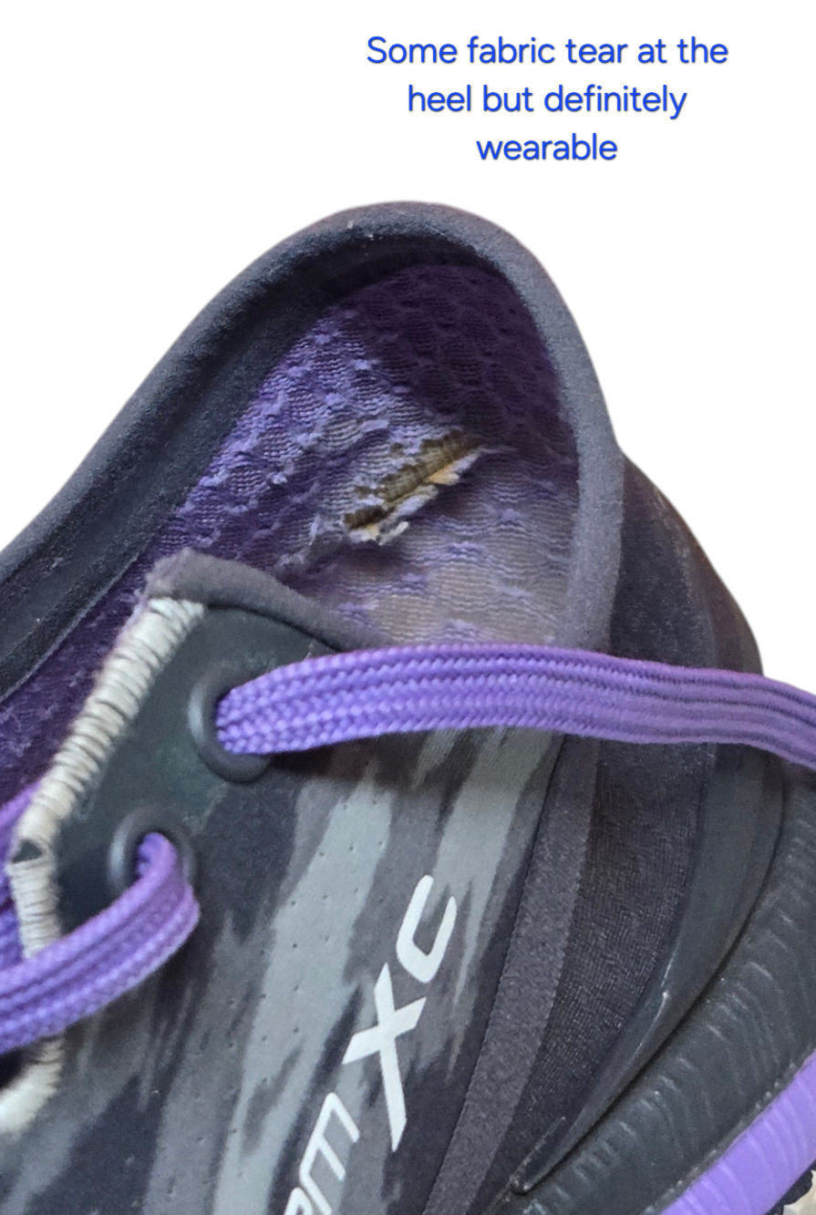 Under Armour Speedform XC Womens Shoes Grey/Purple Size 8 US, 6.5 UK, 39 EUR
