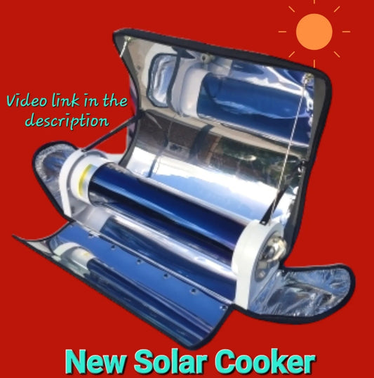 Solar Barbecue Cooker Food BBQ Camping Cooking New Model 66 cm & Portable