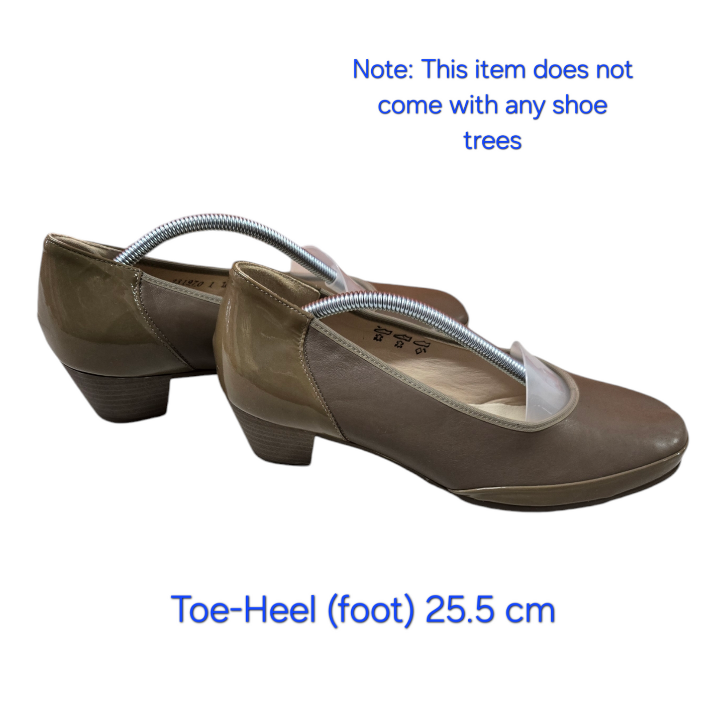 Waldlaufer Womens Slip On Shoes Leather Taupe Size 8 US/AU, 6 UK, 38.5 EUR - Like New