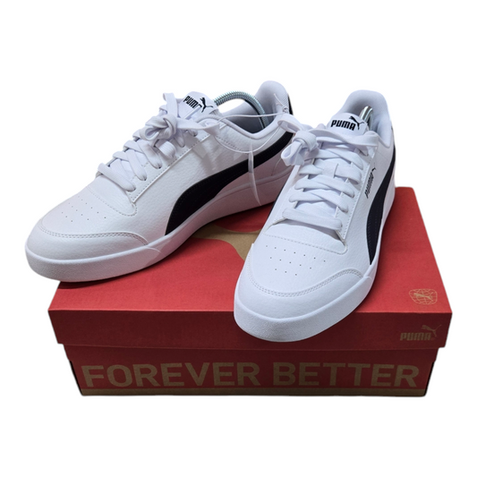 Puma Shuffle Mens Shoes White Sneakers Size 10.5 US, 9.5 UK, 44 EUR - New