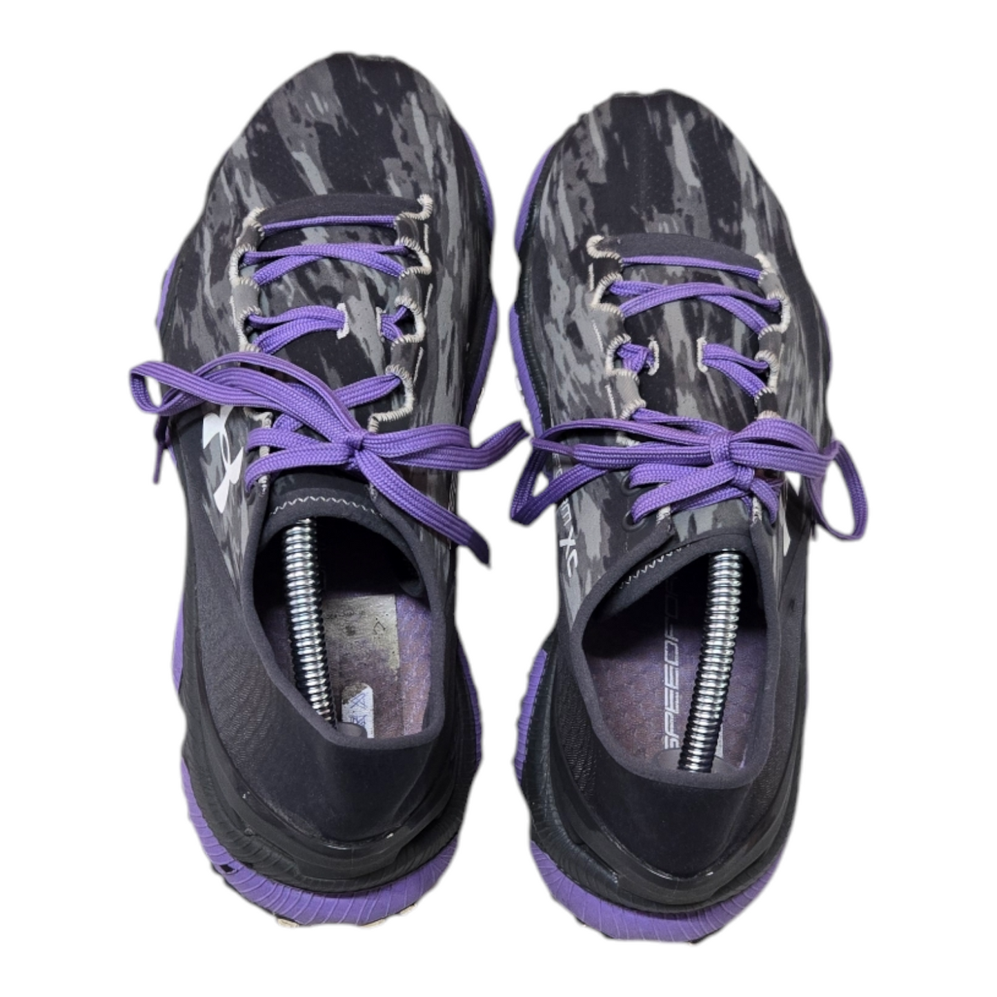 Under Armour Speedform XC Womens Shoes Grey/Purple Size 8 US, 6.5 UK, 39 EUR