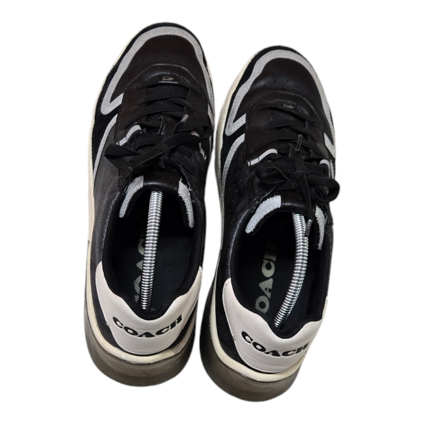Coach Men's Signature Tech Court Trainers Charcoal/Black 11 US, 10 UK, 44.5 EUR