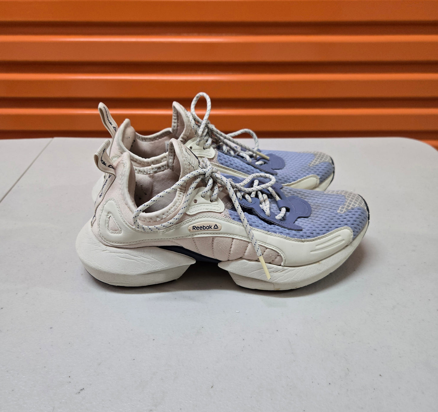 REEBOK Sole Fury 00 Womens Shoes Beige/Blue Runners Size 8 US, 5.5 UK, 38.5 EUR