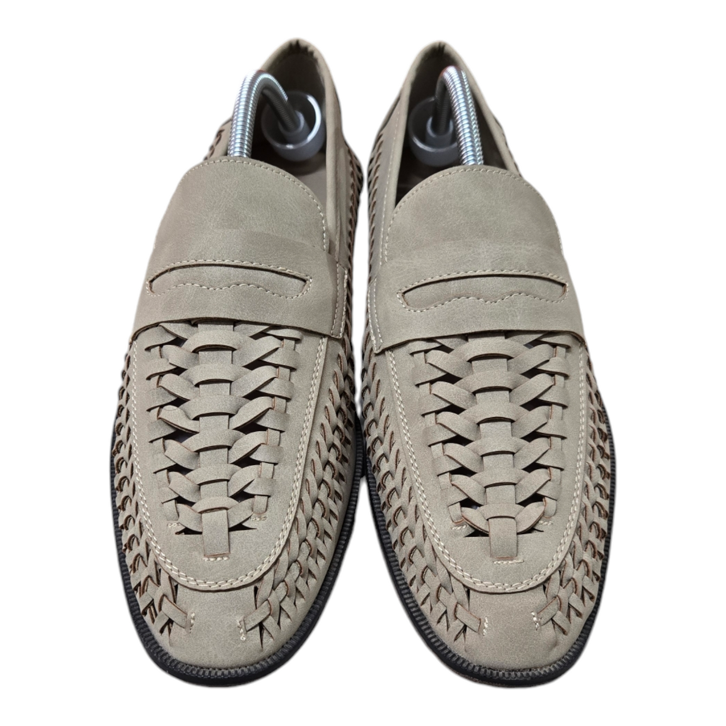 YD Mens Slip-on Shoes Khaki Loafers Size 11 US, 10 AU/UK, 44 EUR-Great Condition