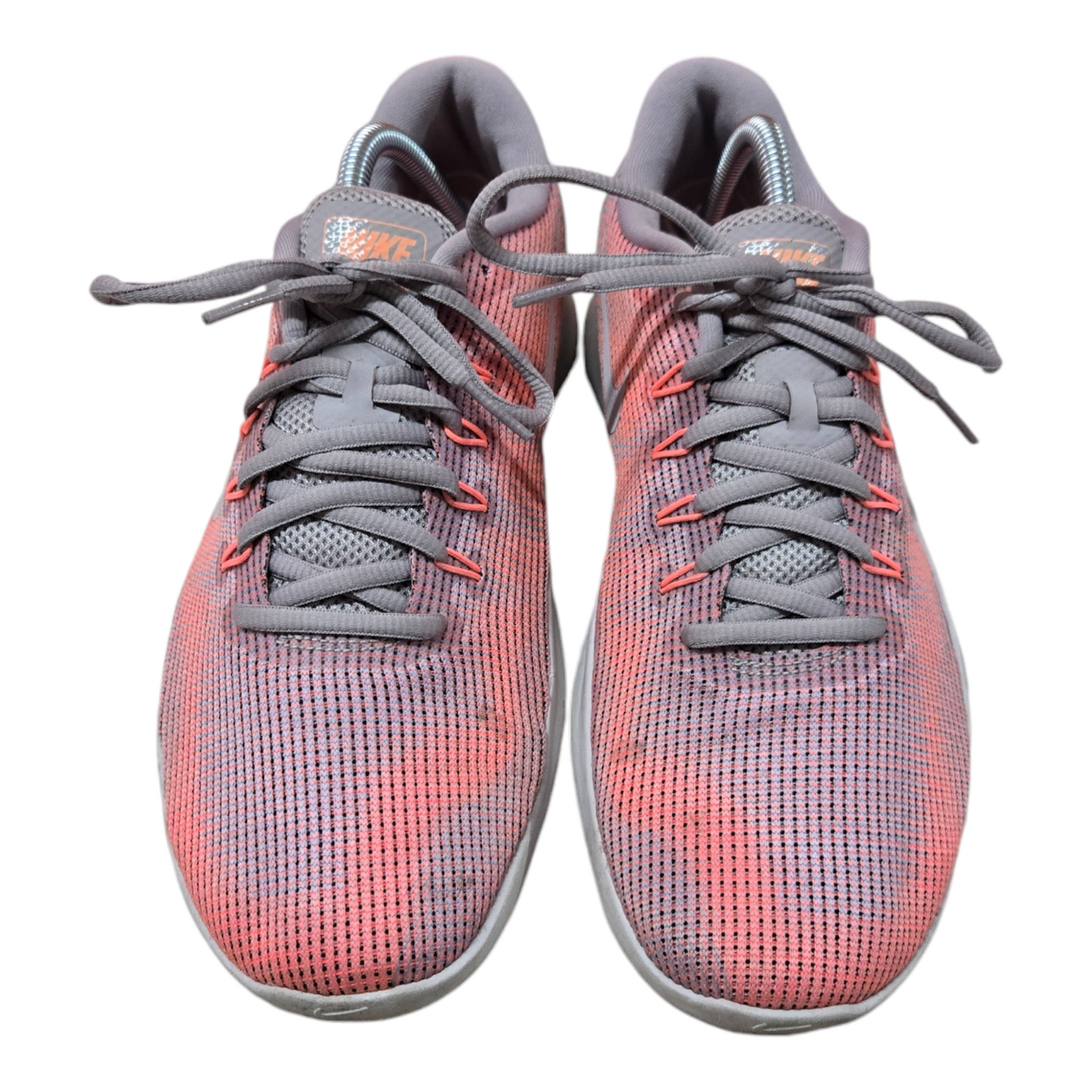 Nike Flex RN 2018 Womens Shoes Peach/Silver Runners Size 11 US, 8.5 UK, 43 EUR