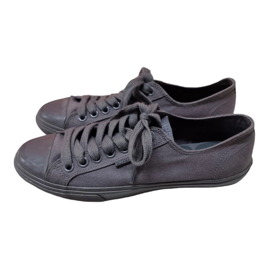 SUPERDRY Mens Shoes Grey Cotton Sneakers Size 10 US, 9 UK, 43 EUR - Ready To Go