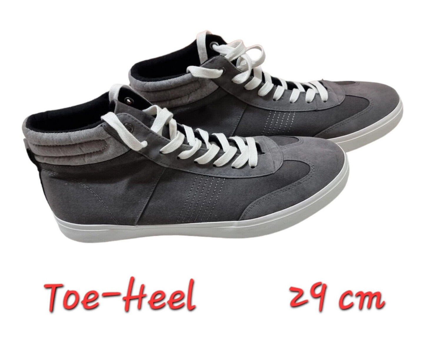 JOHNNY BIGG Mens Shoes Grey Sneakers Size 11 US, 10 UK/AU, 44 EUR - Like New👌