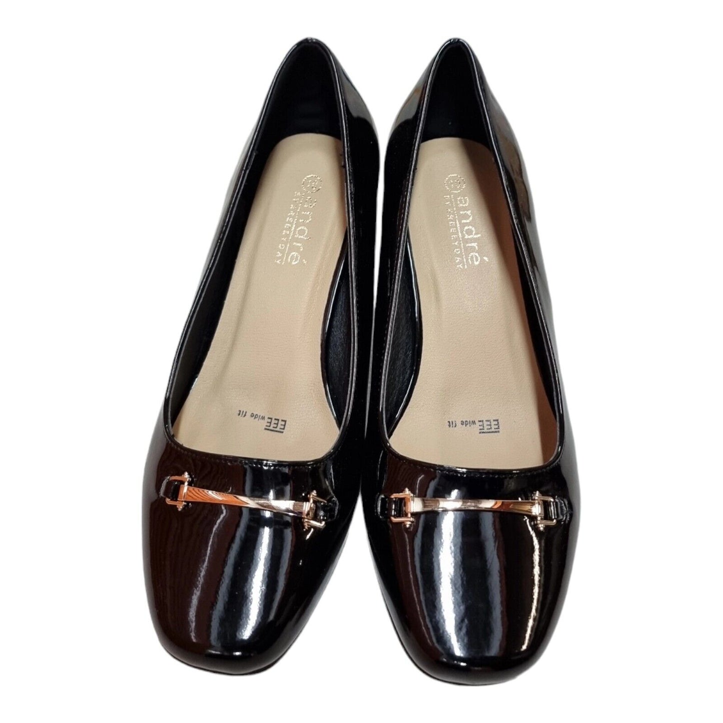 ANDRE Evereeeyday Britaneee Womens Shoes Black Patent Size 10 US - Brand New