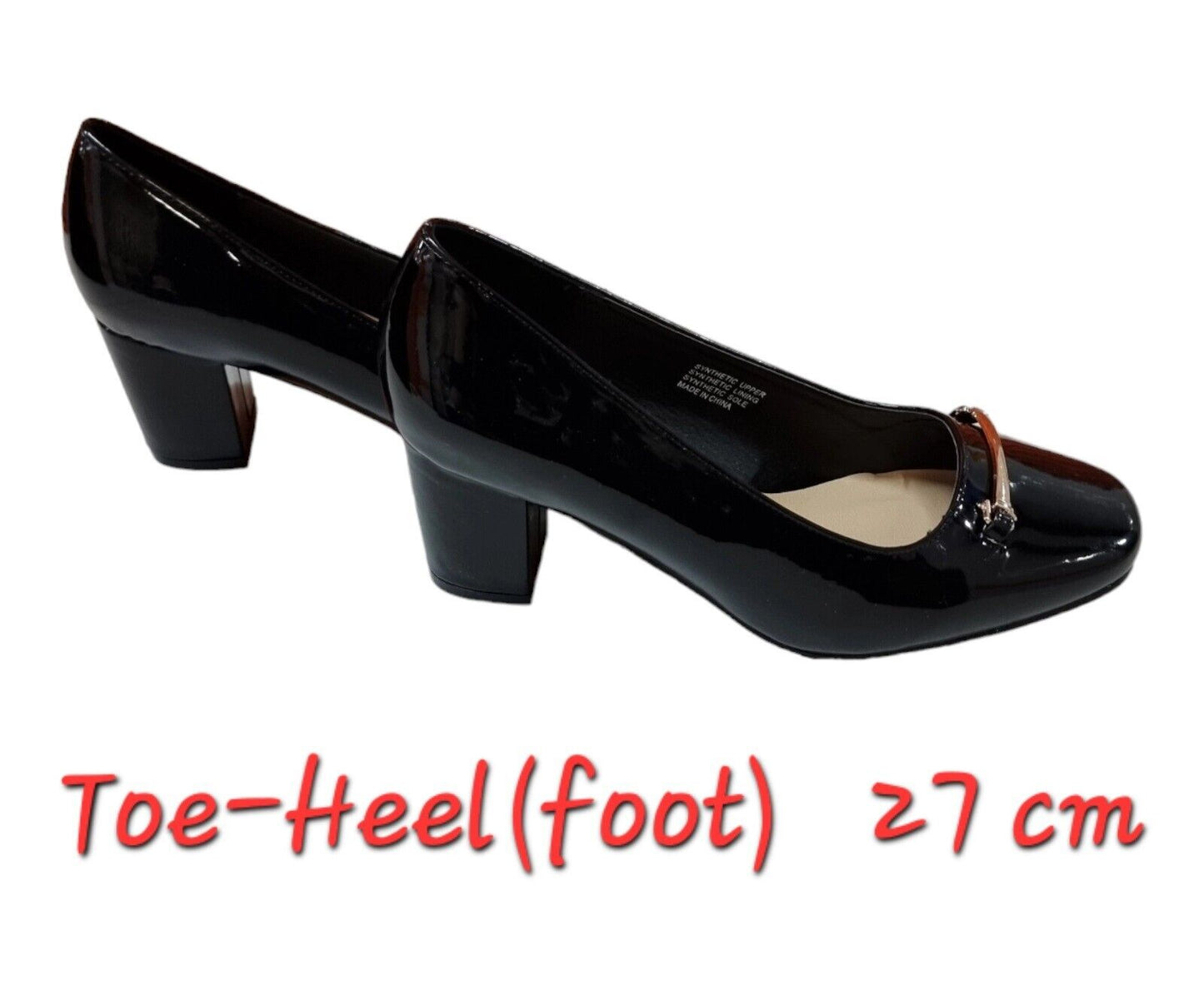 ANDRE Evereeeyday Britaneee Womens Shoes Black Patent Size 10 US - Brand New