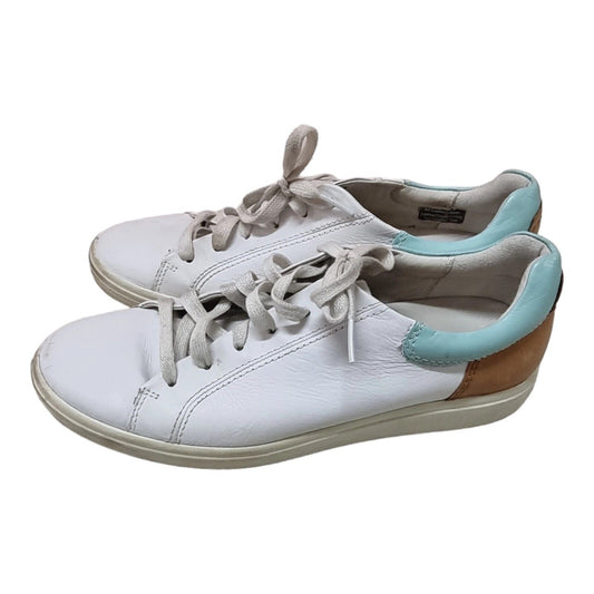 ECCO Danish Design Womens Shoes White Sneakers Size 9 US, 40 EUR, 7 UK