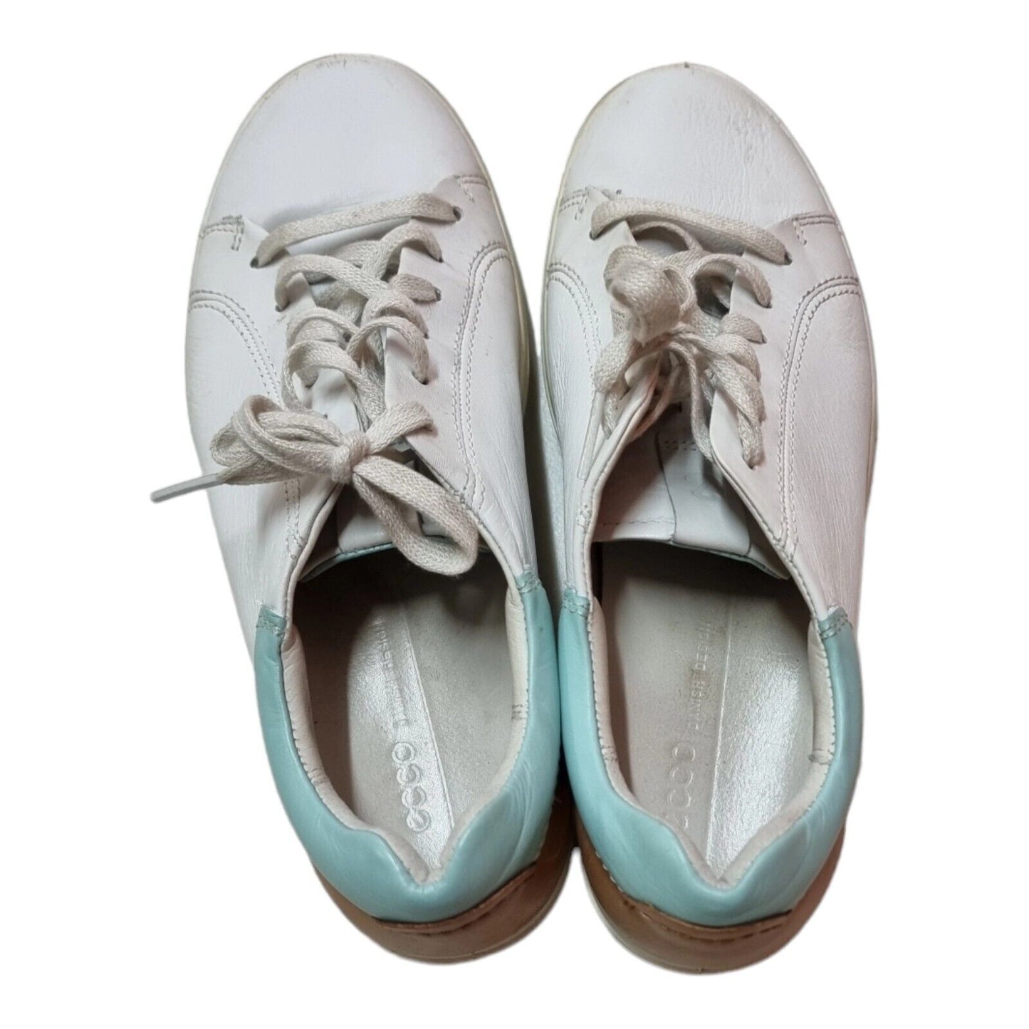 ECCO Danish Design Womens Shoes White Sneakers Size 9 US, 40 EUR, 7 UK