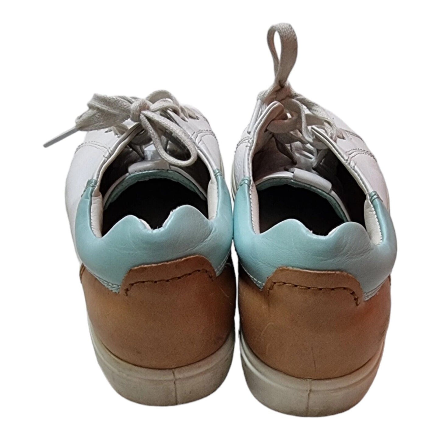 ECCO Danish Design Womens Shoes White Sneakers Size 9 US, 40 EUR, 7 UK